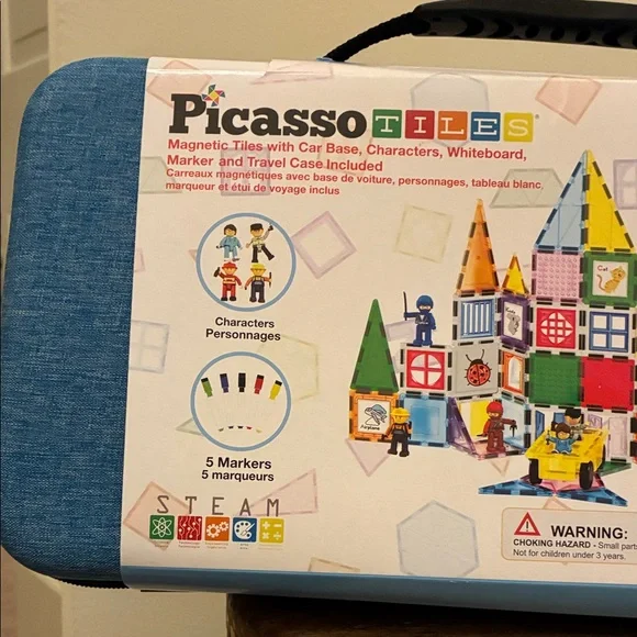 100-Piece Colorful Magnetic Building Set - Picture 2 of 9